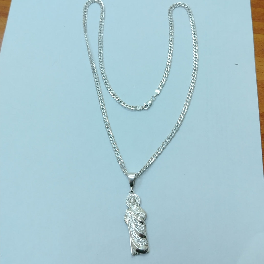 CADENA, DIJE PLATA 22.5 GRMS (SEMINUEVO)