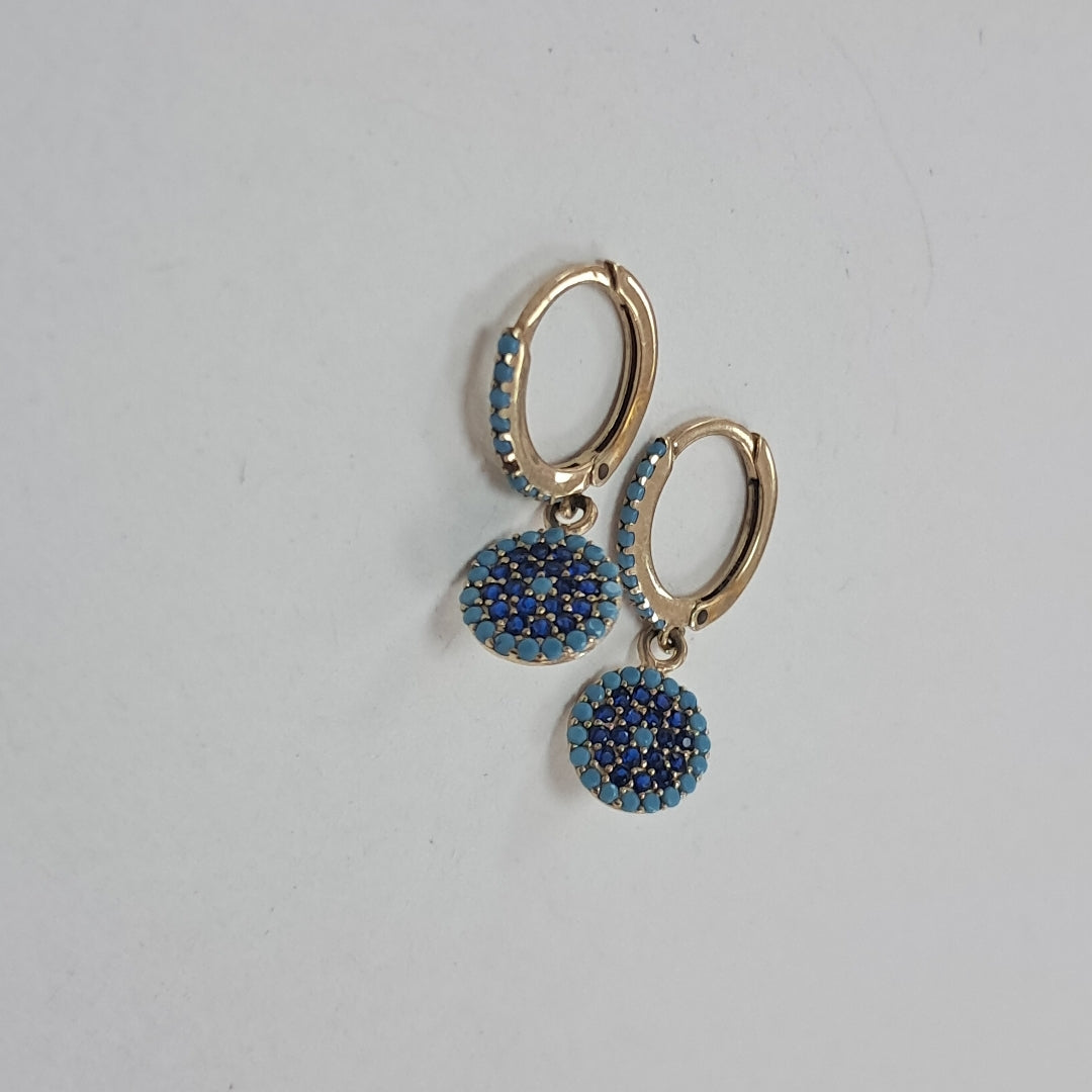 ARETES PAR ORO 14 K 1.7 GRMS (SEMINUEVO)