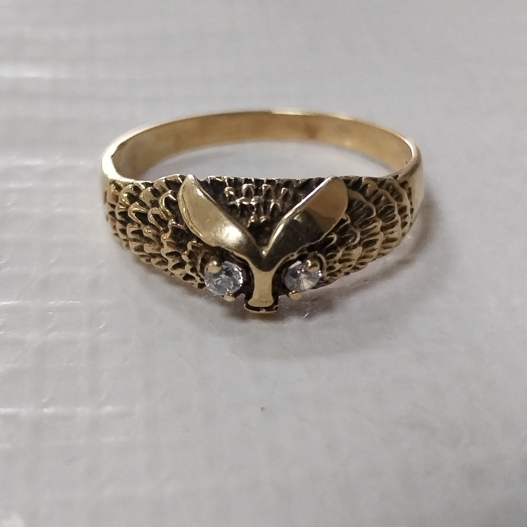 K1 3,20 GRMS 10 K ESPECIFICACIONES COMPLEMENTARIAS ANILLITO TEJIDO HECHURA BUHO (SEMINUEVO)