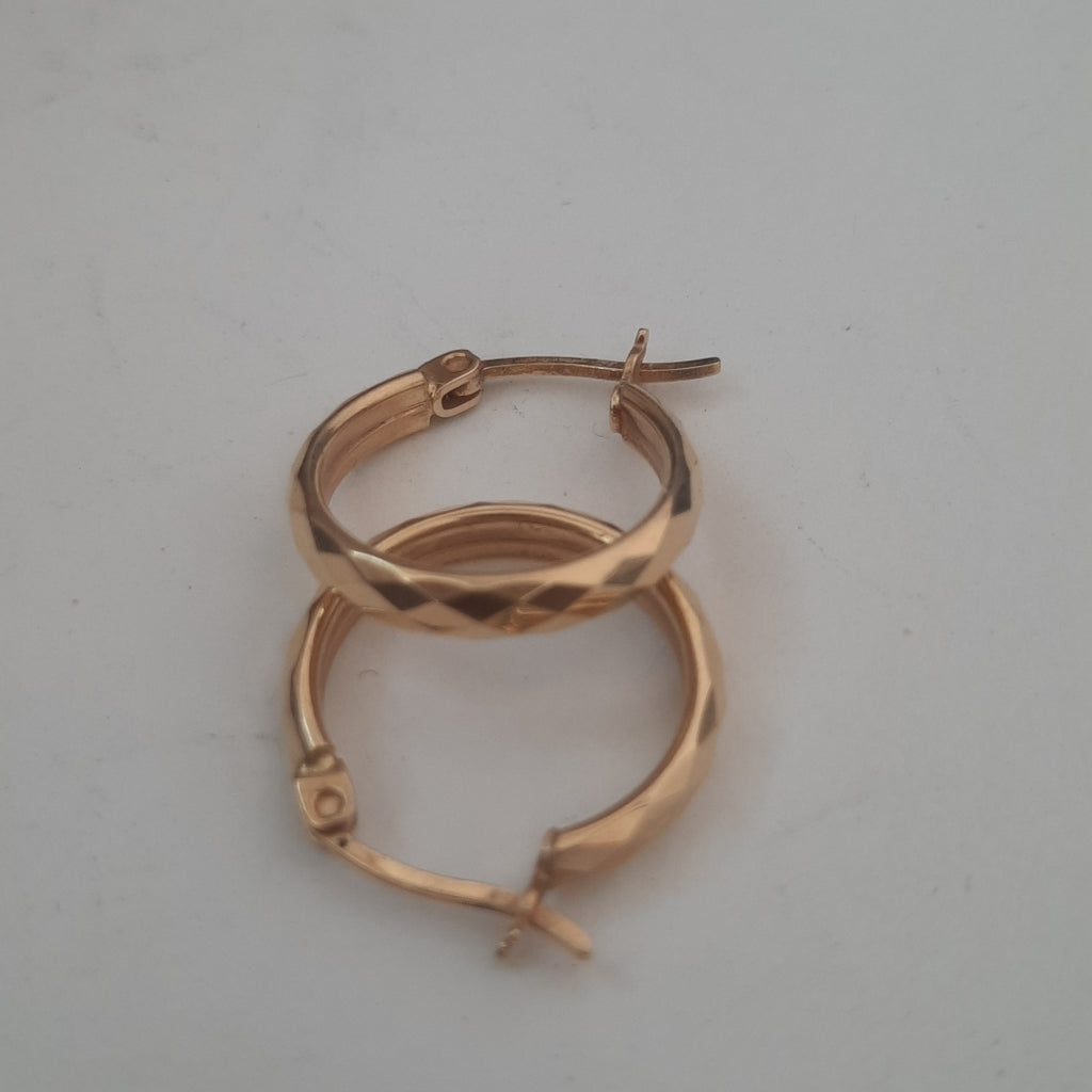 ARRACADAS PAR ORO 14 K 1.9 GRMS (SEMINUEVO)