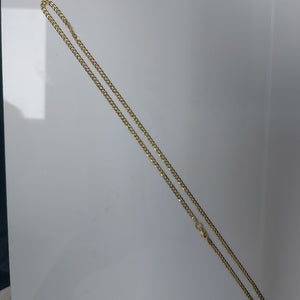 CADENA BARBADA 7.4G 50 CM 14K (NUEVO)