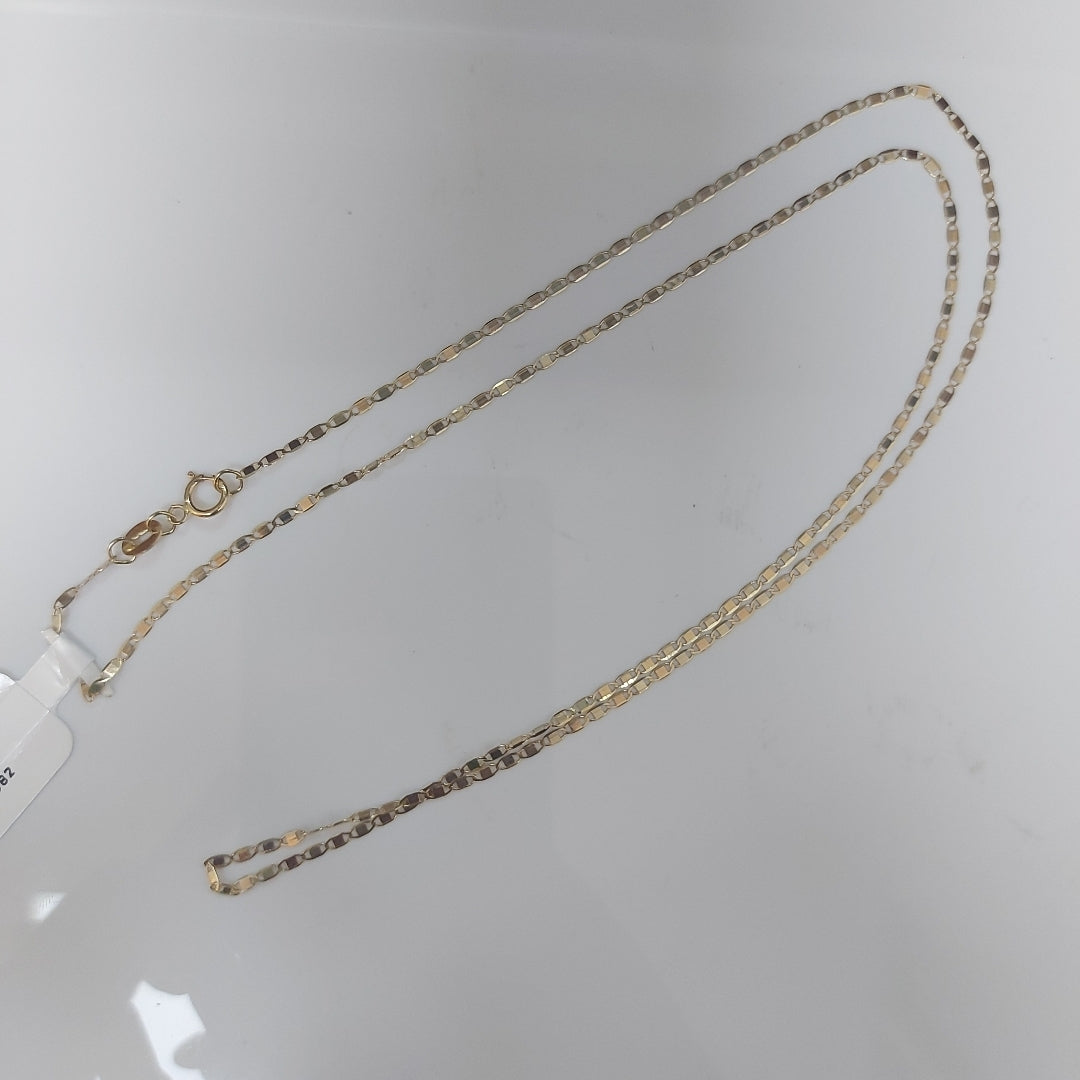 CADENA TEJIDO MARINERO 2.11GR 55 CM (NUEVO)