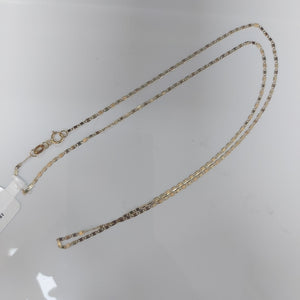 CADENA TEJIDO MARINERO 2.11GR 55 CM (NUEVO)