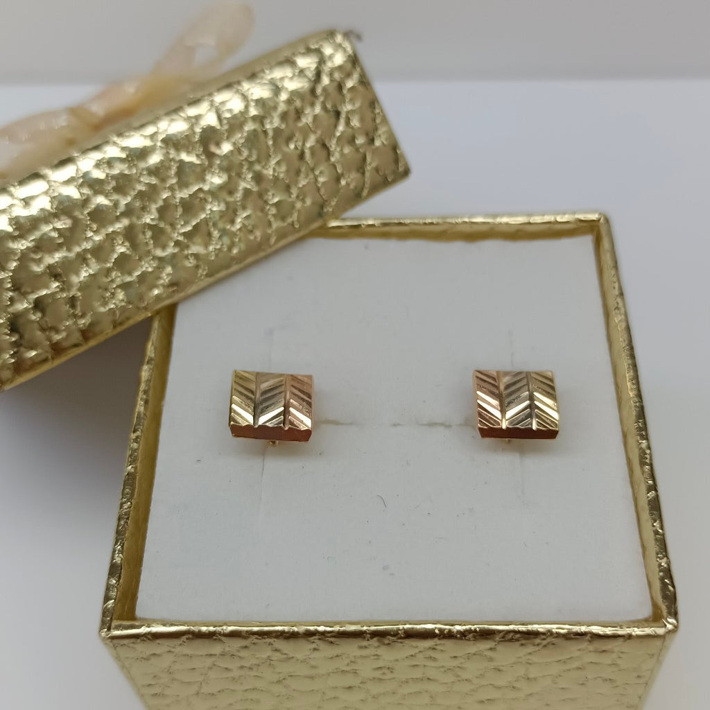 BROQUELES PAR ORO 14 K 1.7 GRMS (SEMINUEVO)