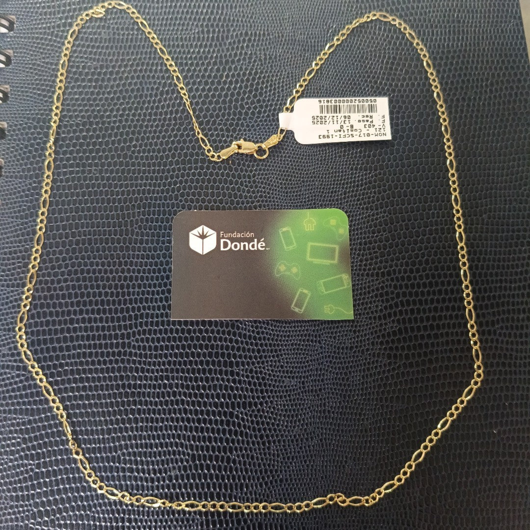 CADENA 3 X 1 3.81GR 55 CM (NUEVO)