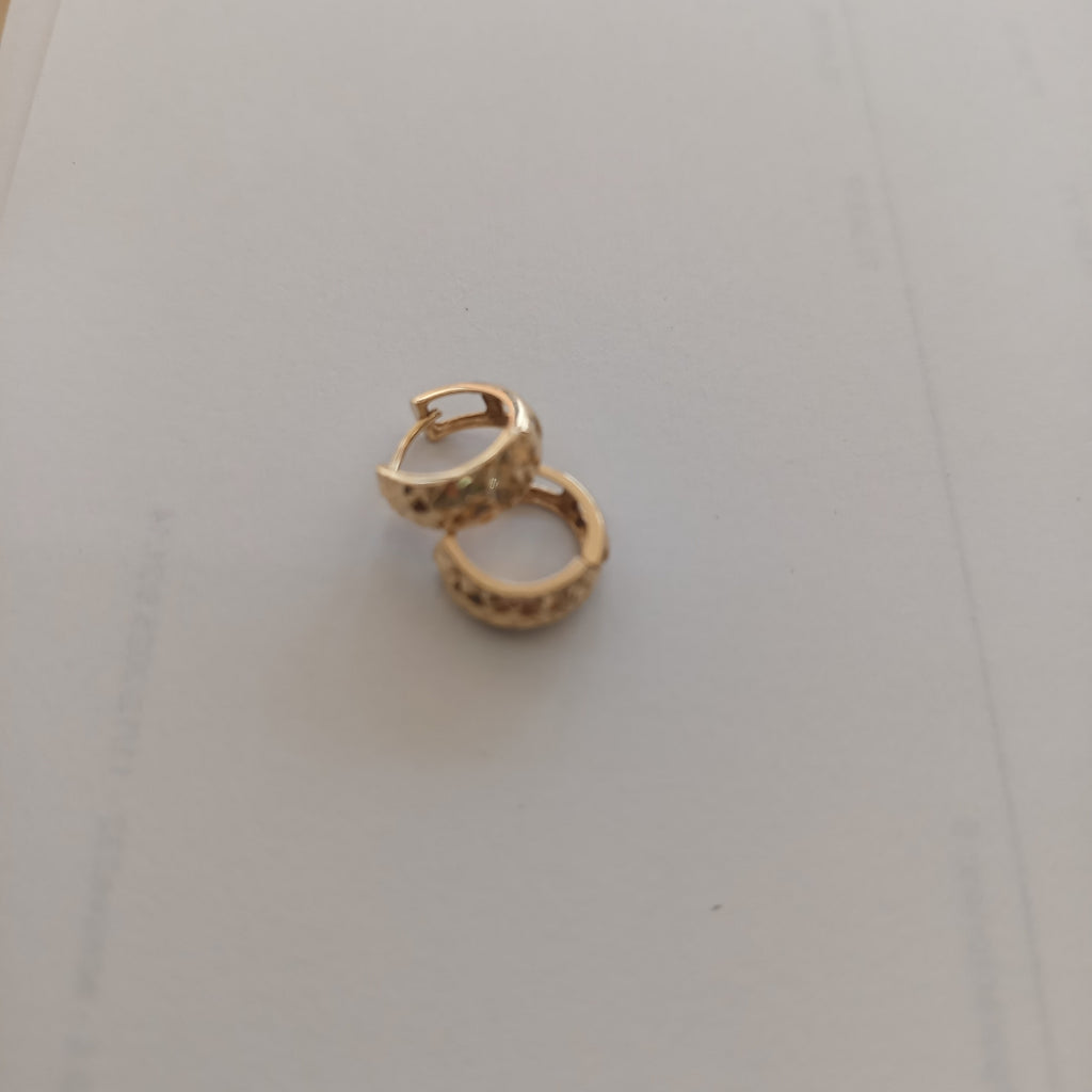 BROQUELES PAR ORO 14 K 1,70 GRMS (SEMINUEVO)