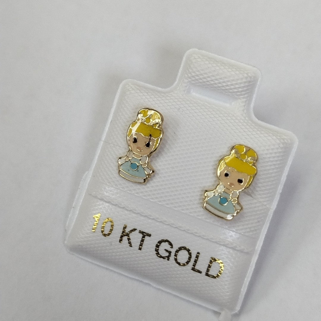 BROQUELES ORO 10K 1 (NUEVO)