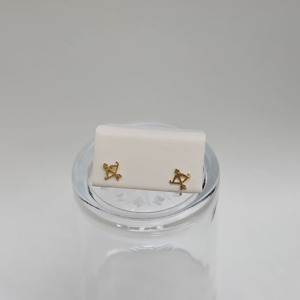 BROQUELES ORO 14K 1 (NUEVO)