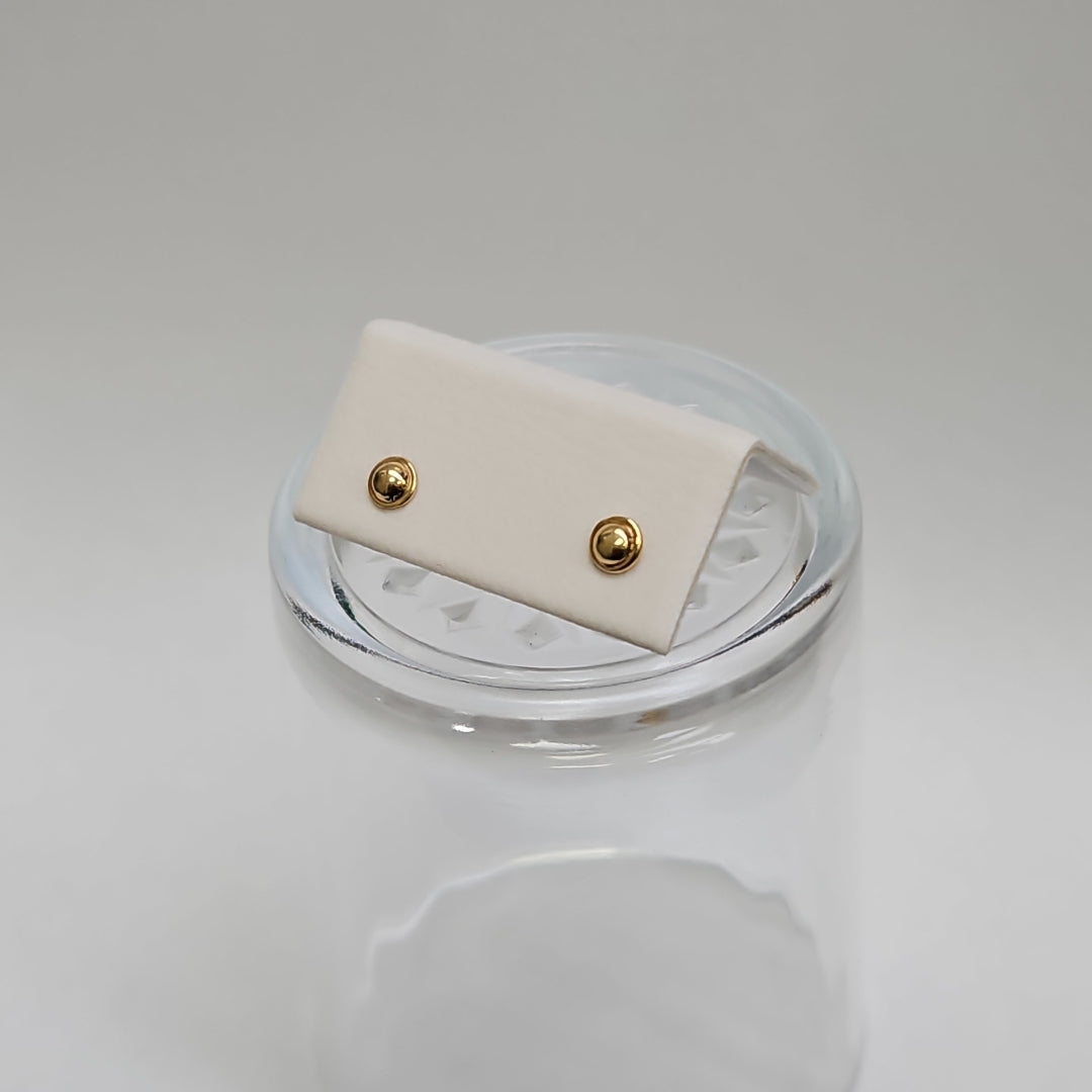 BROQUELES ORO 14K 1 (NUEVO)