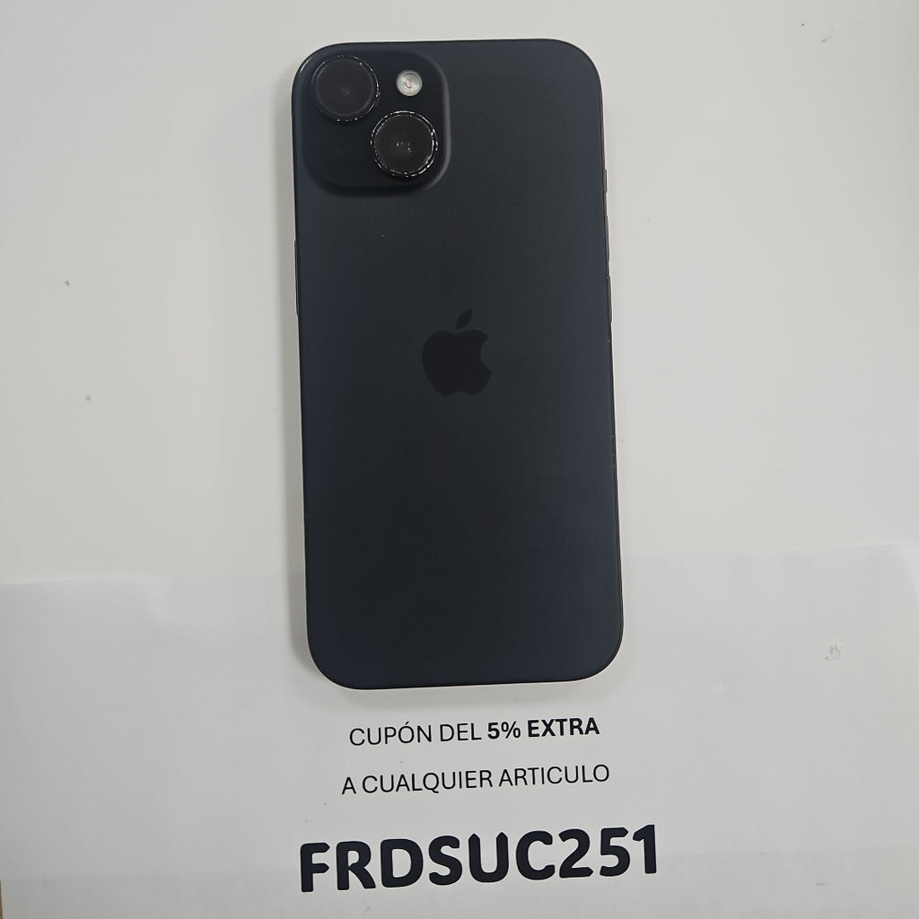 CELULAR APPLE IPHONE 15 A3089 (2023) 128 GB 6 GB RAM (SEMINUEVO)