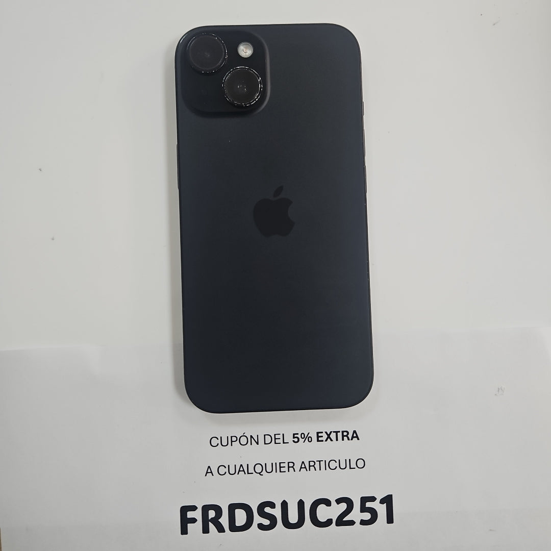 CELULAR APPLE IPHONE 15 A3089 (2023) 128 GB 6 GB RAM (SEMINUEVO)