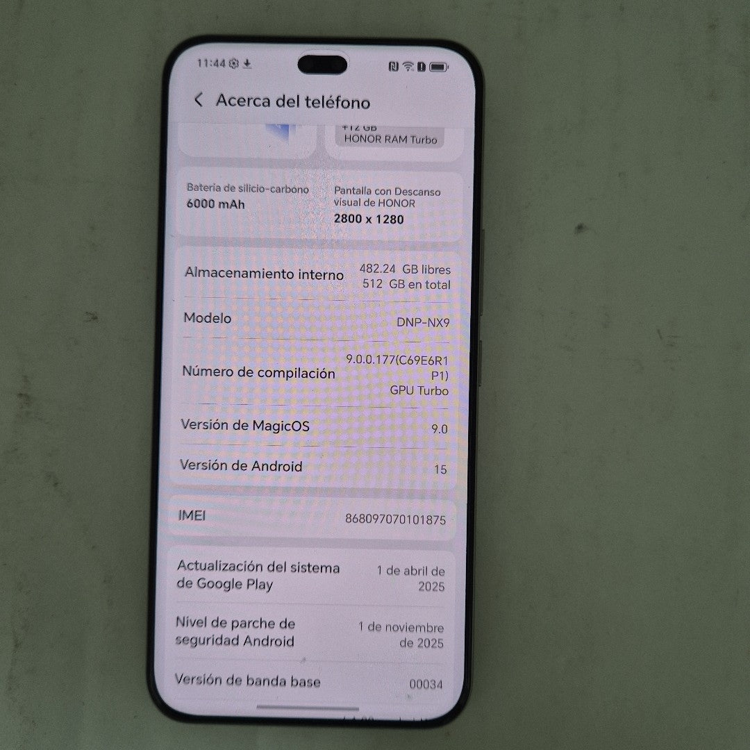 CELULAR HONOR 400 PRO DNP-NX9 (2025) 512 GB 12 GB RAM (SEMINUEVO)