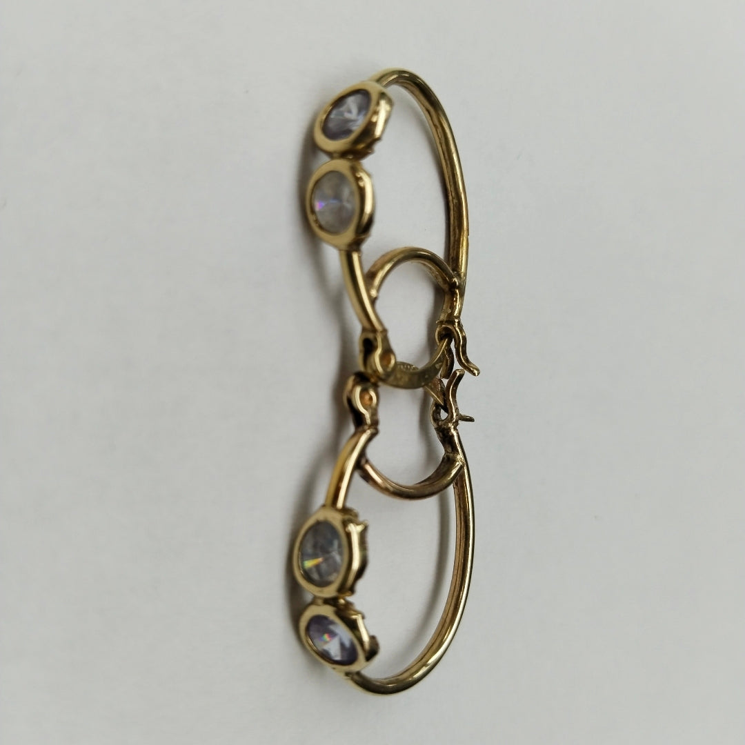 ARRACADAS PAR ORO 10 K 2.4 GRMS (SEMINUEVO)