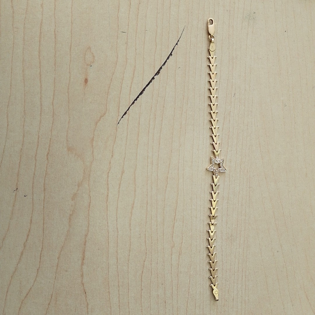 K1 6,40 GRMS 14 K ESPECIFICACIONES COMPLEMENTARIAS PULSERA, BUEN ESTADO (SEMINUEVO)