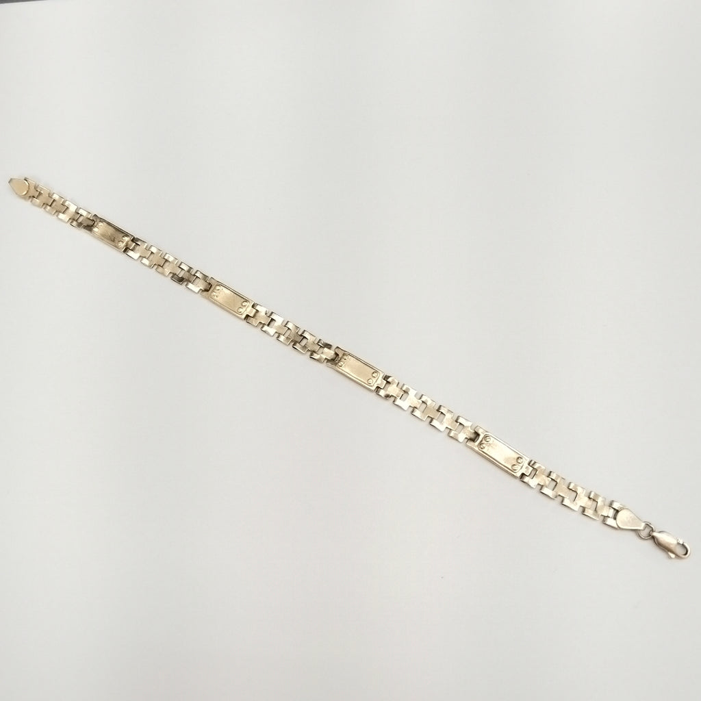 K1 7,30 GRMS 14 K ESPECIFICACIONES COMPLEMENTARIAS PULSERA TEJIDO ESPECIAL/BUEN (SEMINUEVO)