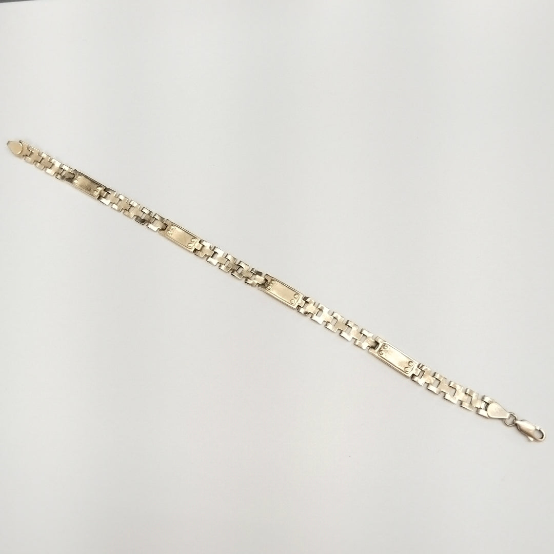 K1 7,30 GRMS 14 K ESPECIFICACIONES COMPLEMENTARIAS PULSERA TEJIDO ESPECIAL/BUEN (SEMINUEVO)