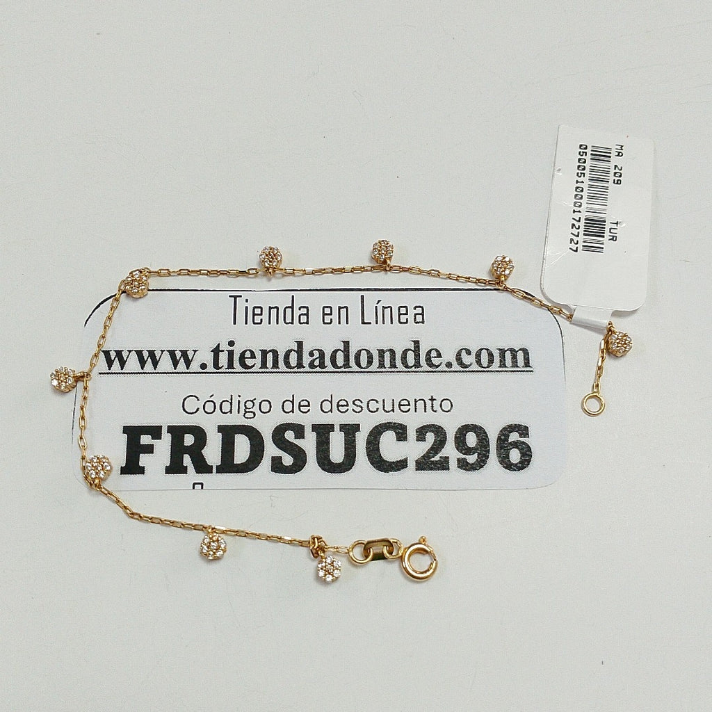 PULSERAS DAMA ORO 14K 2.1 (NUEVO)