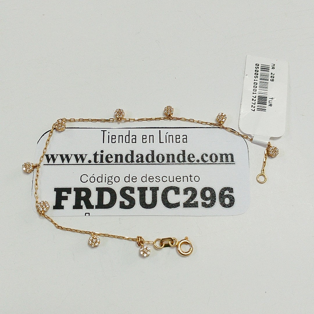 PULSERAS DAMA ORO 14K 2.1 (NUEVO)