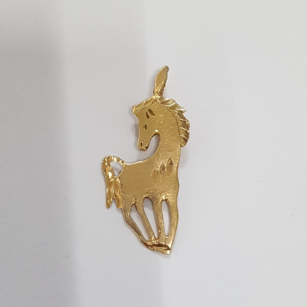 K1 1,20 GRMS 14 K ESPECIFICACIONES COMPLEMENTARIAS DIJE DE CABALLO (SEMINUEVO)