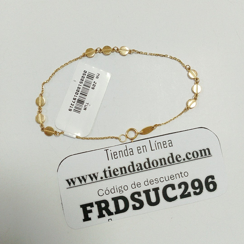 PULSERAS DAMA ORO 14K 2 (NUEVO)