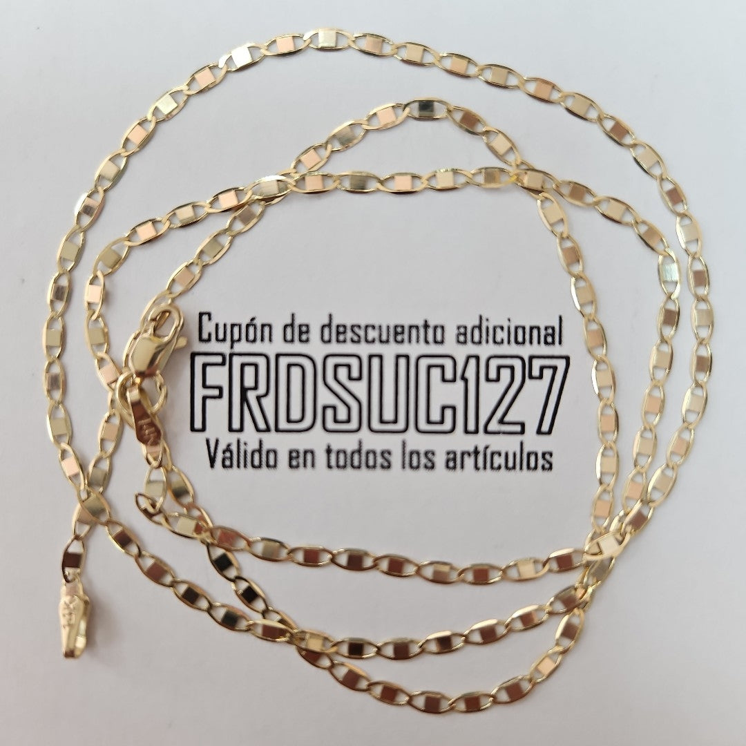 CADENA ESPECIAL MARINERA ESPEJO 3.71G 55 CM (NUEVO)