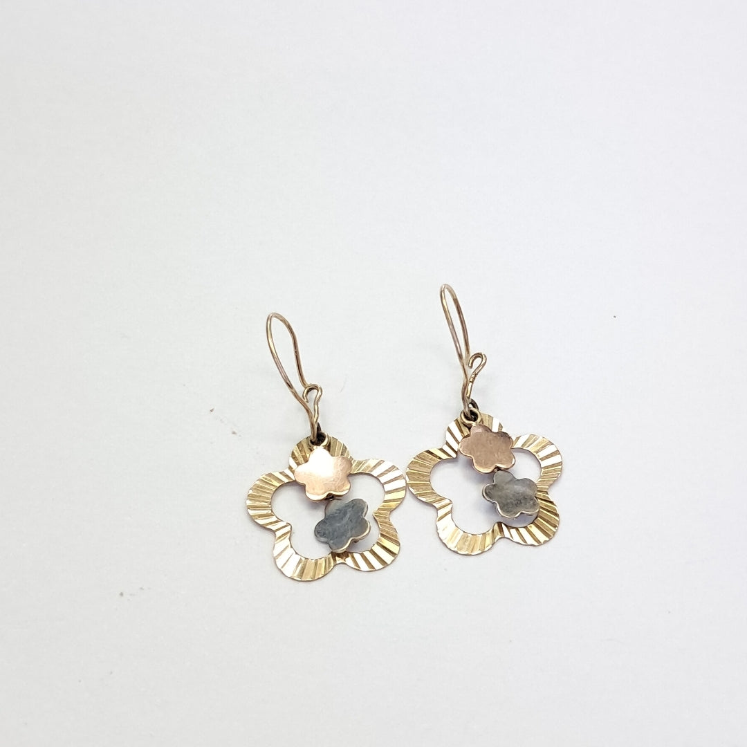 ARETES PAR ORO 14 K 1.6 GRMS (SEMINUEVO)