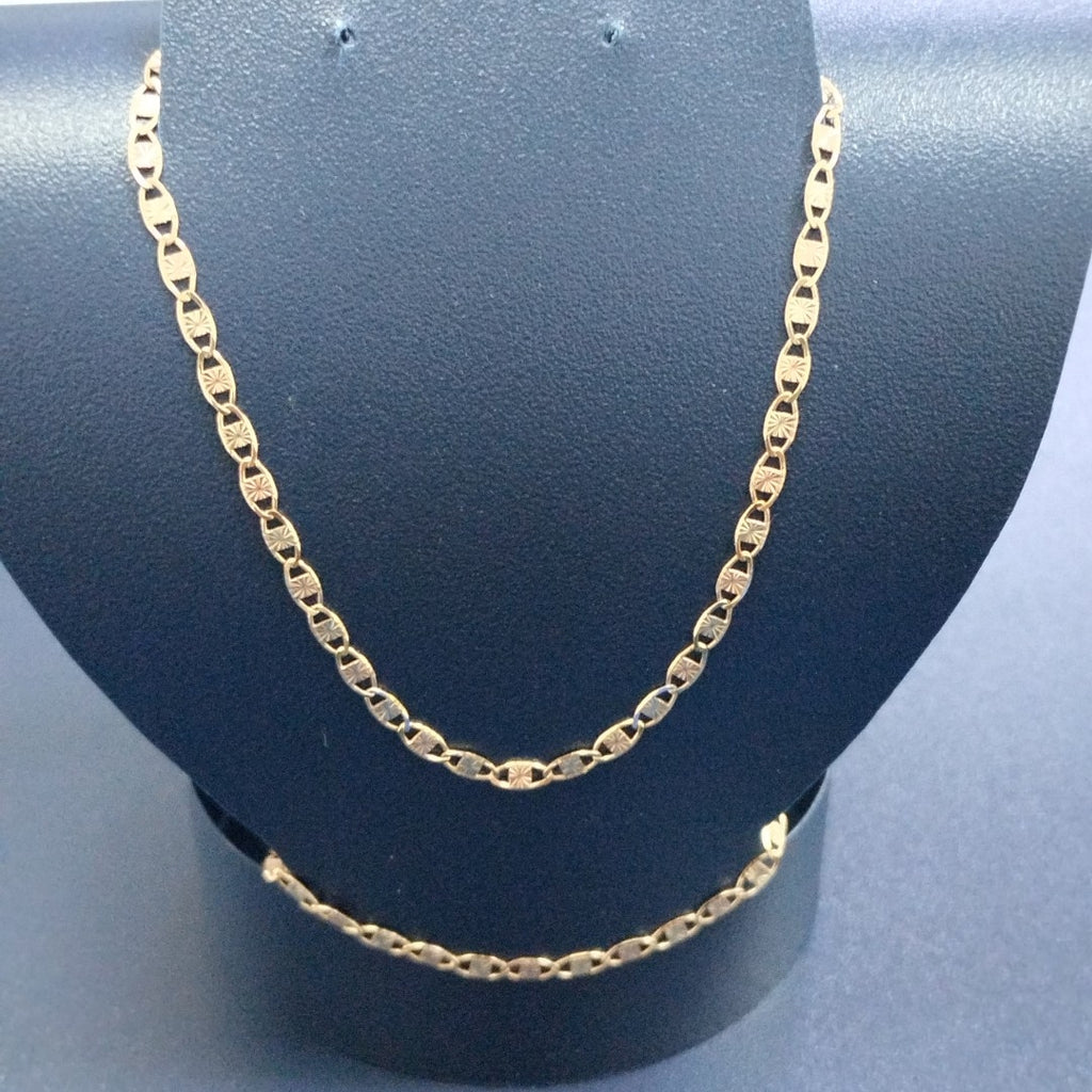 CADENA TEJIDO MARINERO 3.51GR 55 CM (NUEVO)