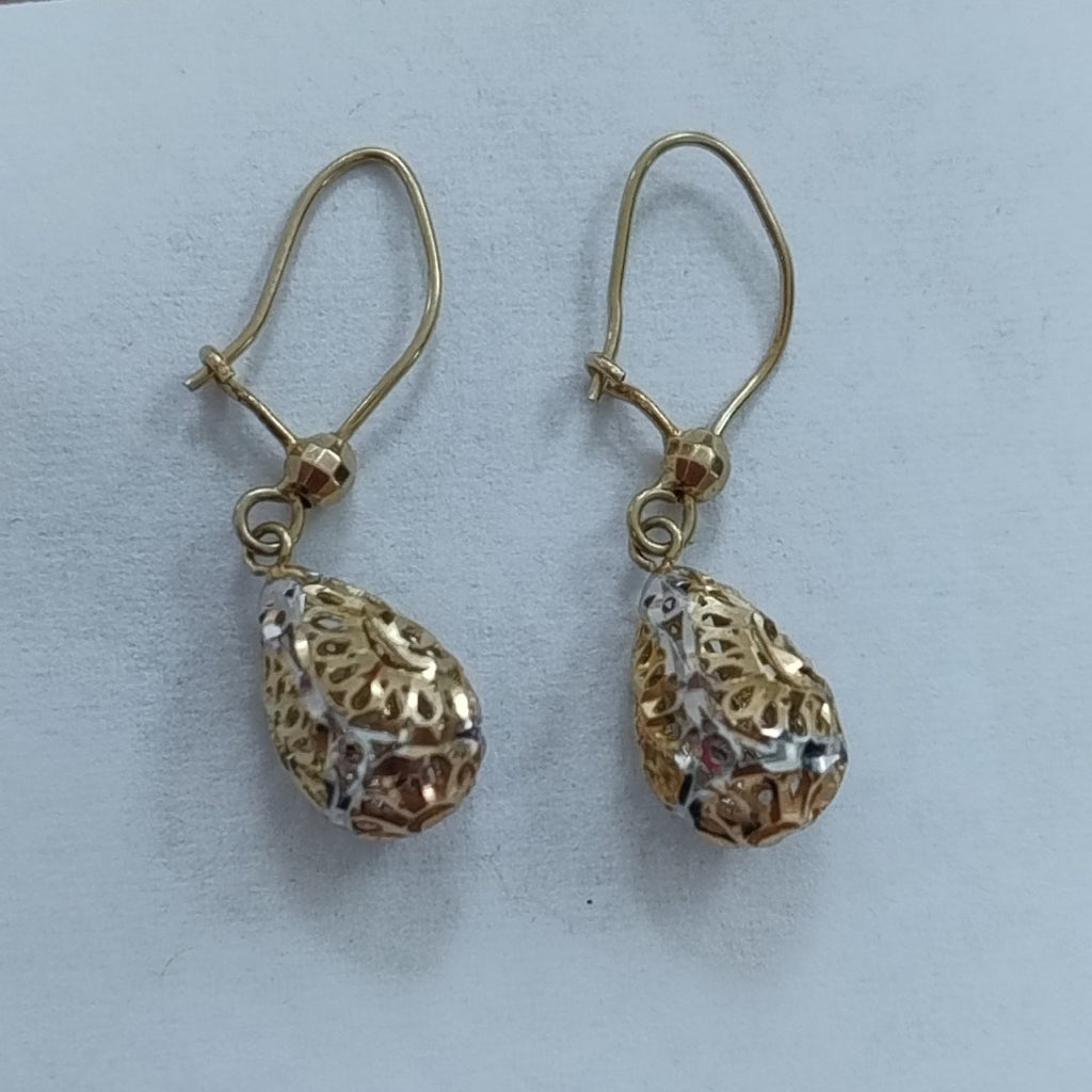 ARETES PAR ORO 14 K 1.7 GRMS (SEMINUEVO)
