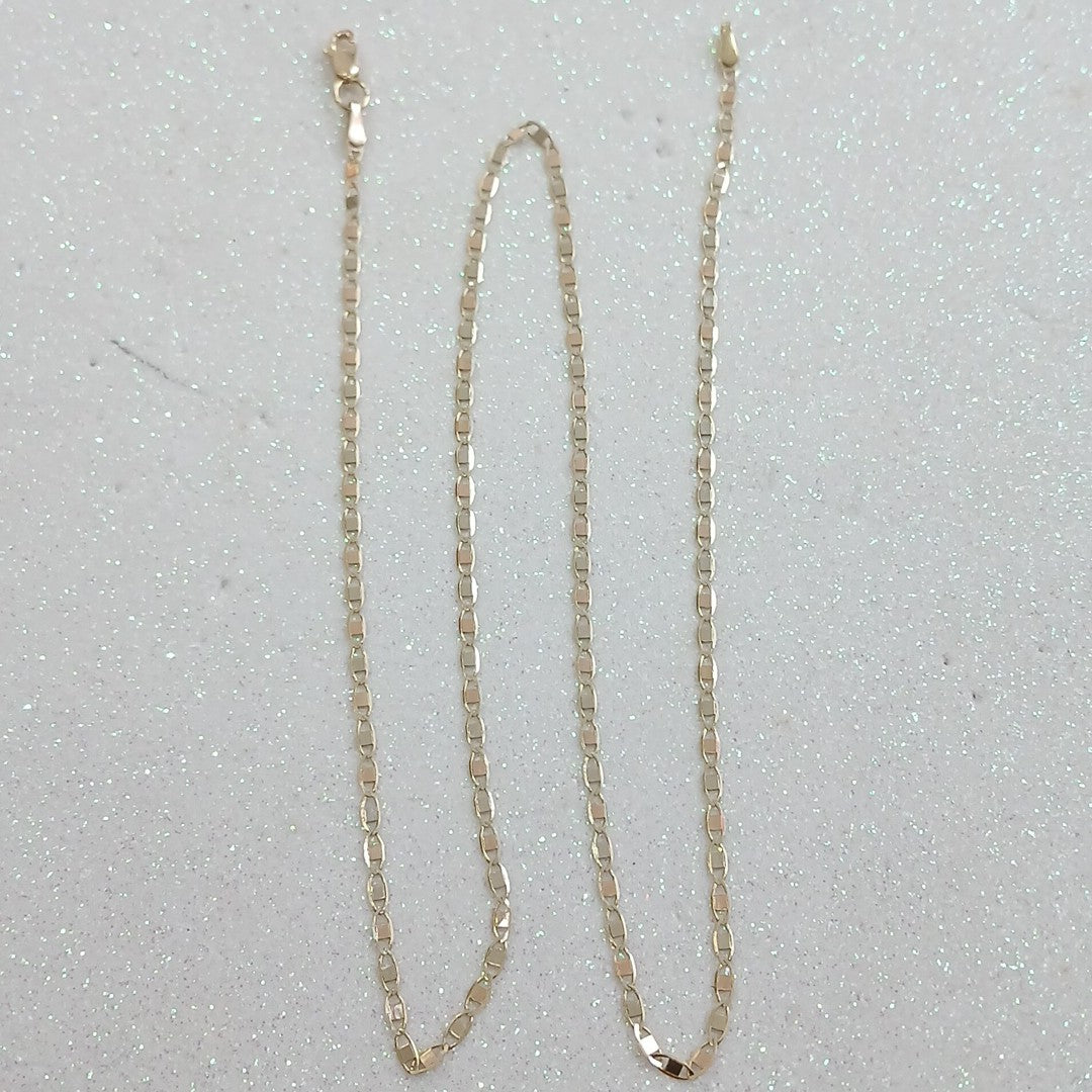 CADENA ESPECIAL MARINERA ESPEJO 3.41G 50 CM (NUEVO)