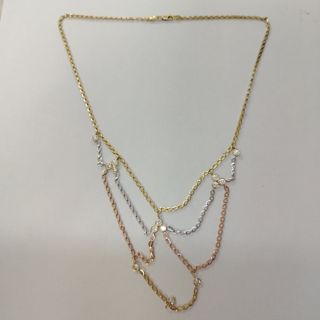 GARGANTILLA ORO 14 K 8.9 GRMS (SEMINUEVO)