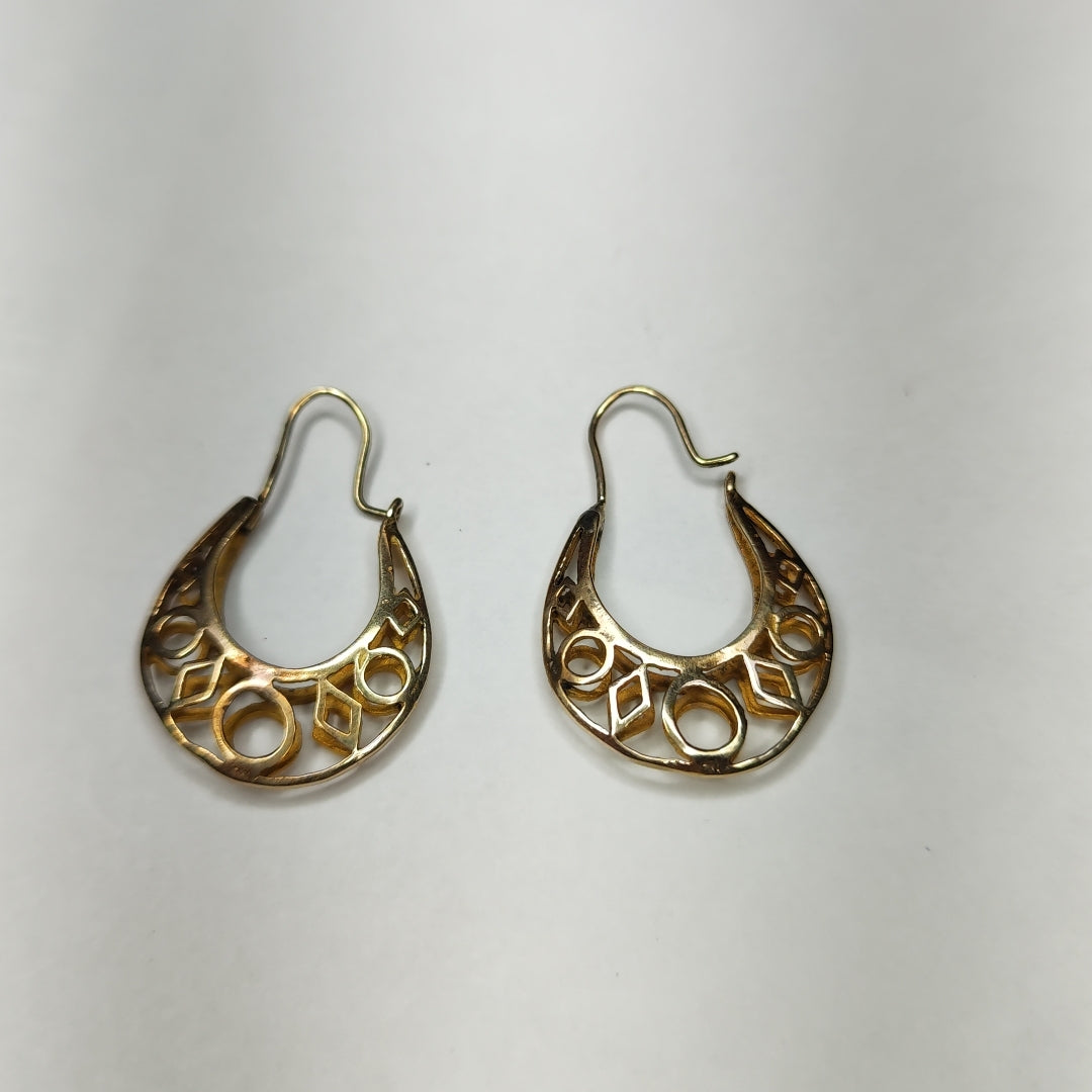 ARRACADAS PAR ORO 8 K 5 GRMS (SEMINUEVO)