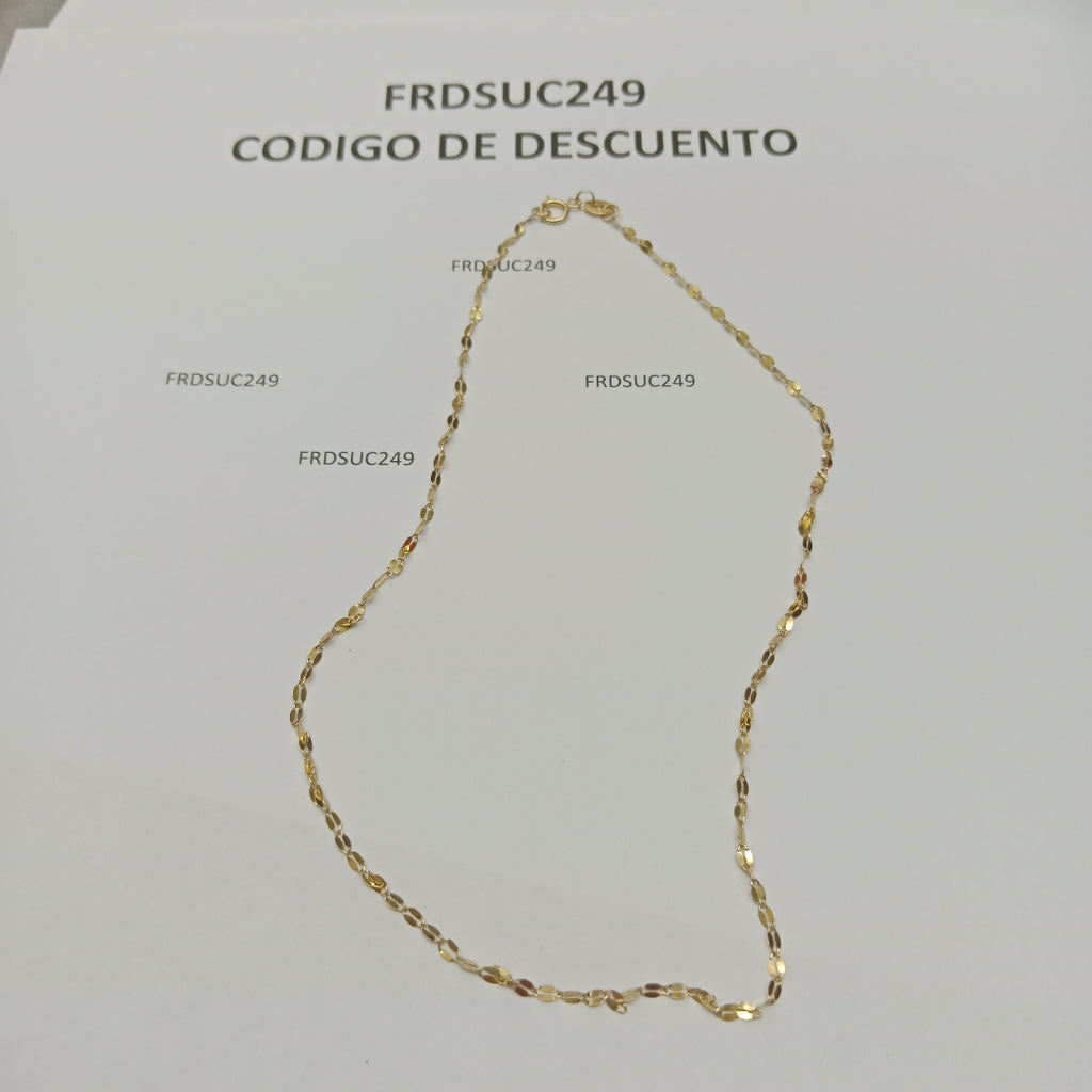 K1 1,00 GRMS 10 K ESPECIFICACIONES COMPLEMENTARIAS CADENA TEJIDO ESLABONES UNOS (SEMINUEVO)