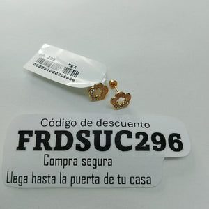 BROQUELES ORO 14K 1 (NUEVO)