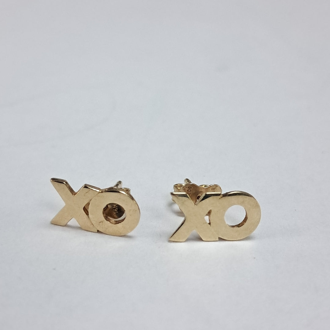ARETES PAR ORO 14 K 1.2 GRMS (SEMINUEVO)