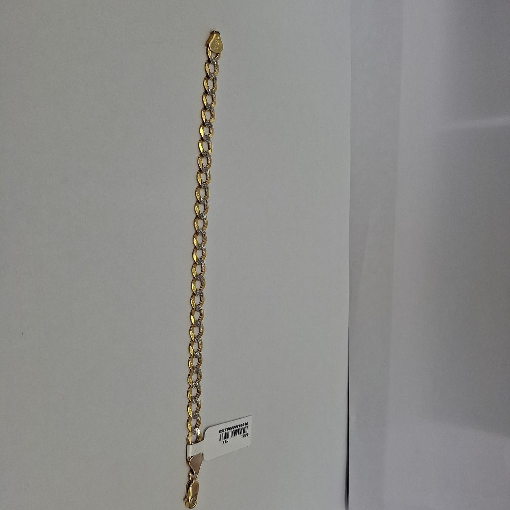 PULSERA BARBADO DIAMANTADO 9.8GR 21 CM (NUEVO)