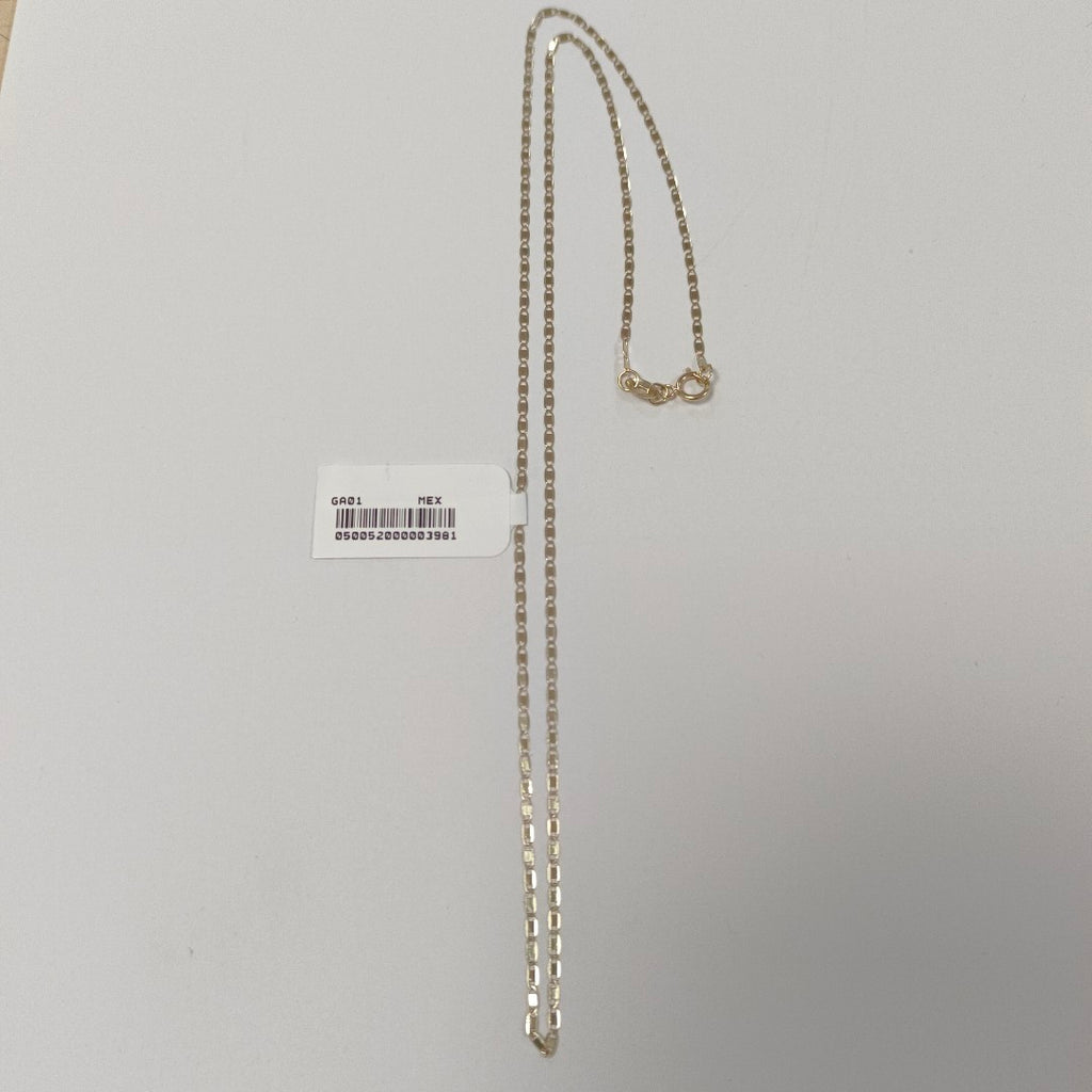 CADENA TEJIDO MARINERO 1.81GR 50 CM (NUEVO)