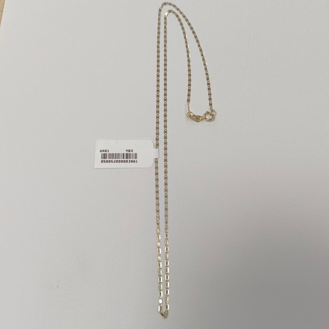 CADENA TEJIDO MARINERO 1.81GR 50 CM (NUEVO)