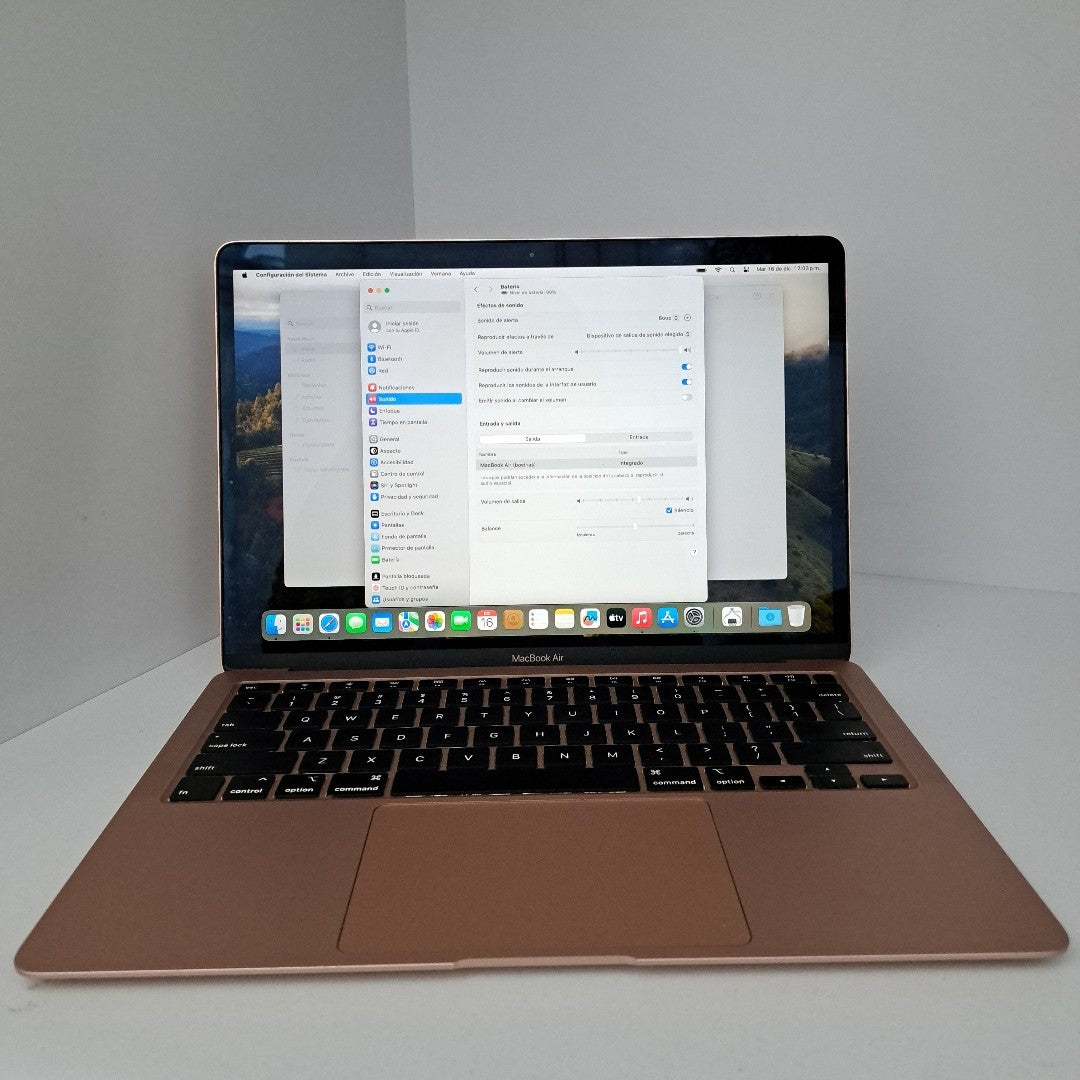 LAPTOP APPLE MACBOOK AIR 13" 2020 1.1 A2179 256 GB SSD 8 GB RAM (SEMINUEVO)