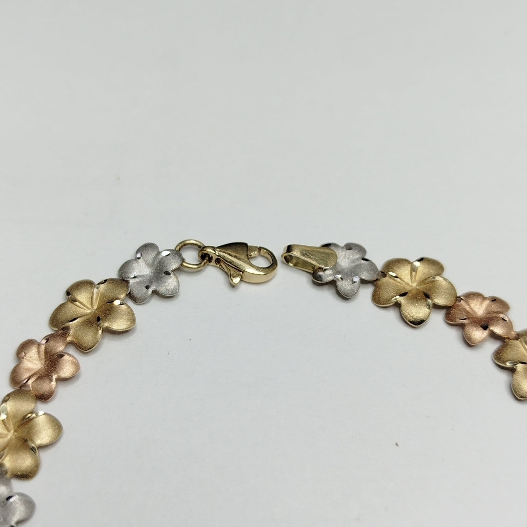 PULSERA ORO, ORO COMBINADO 14 K 3.9 GRMS (SEMINUEVO)