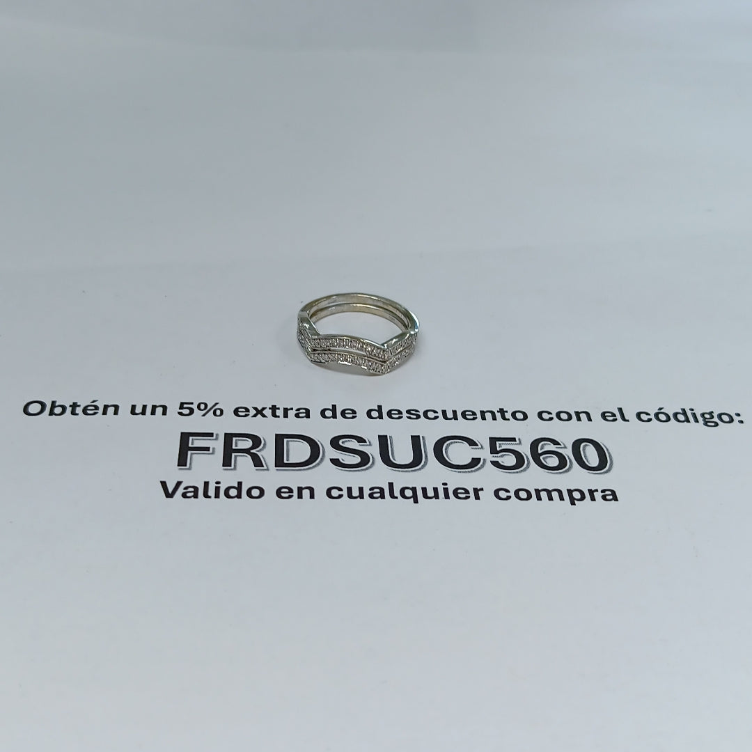 K1 4,70 GRMS 14 K ESPECIFICACIONES COMPLEMENTARIAS ANILLOS PAR ORO BLANCO (SEMINUEVO)