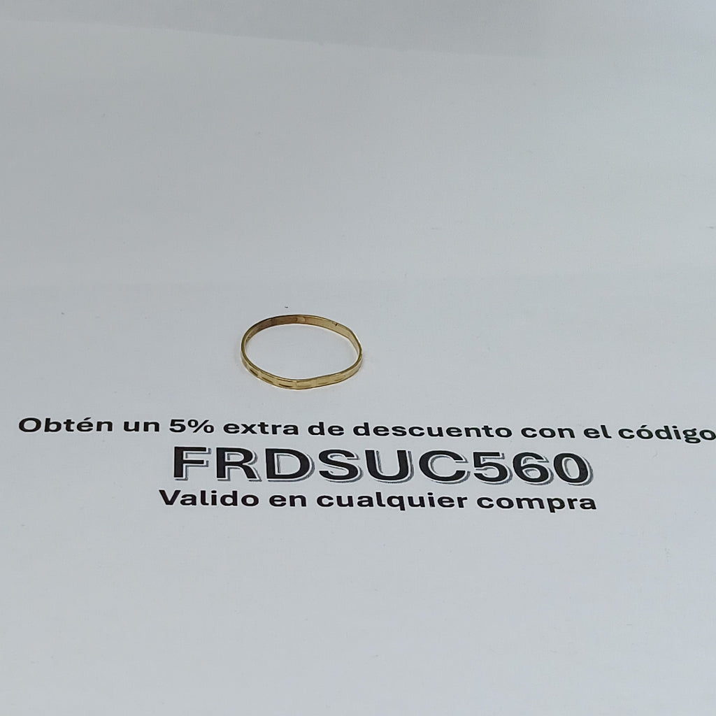 K1 0,70 GRMS 10 K ESPECIFICACIONES COMPLEMENTARIAS ANILLITO DELGADO (SEMINUEVO)