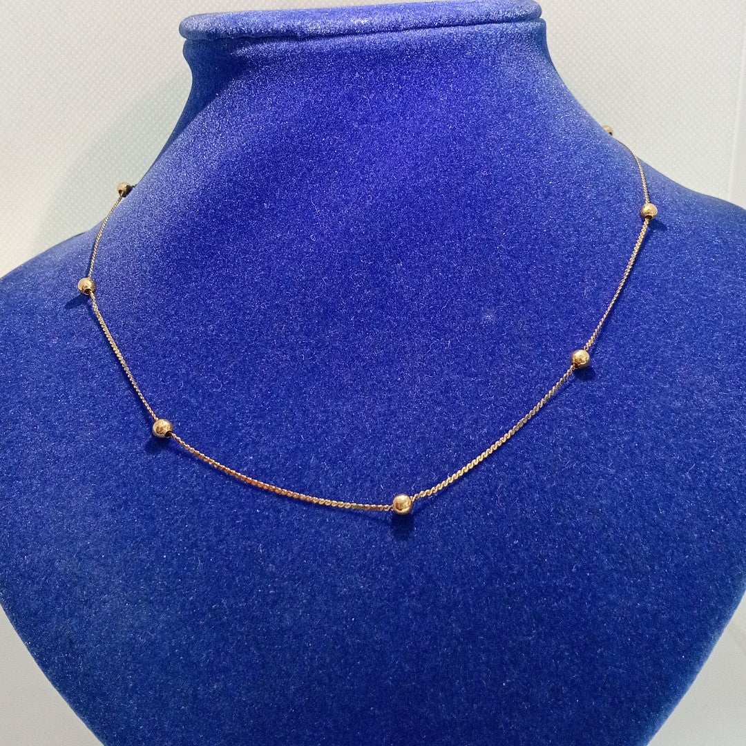 GARGANTILLA ORO 14 K 3,40 GRMS (SEMINUEVO)
