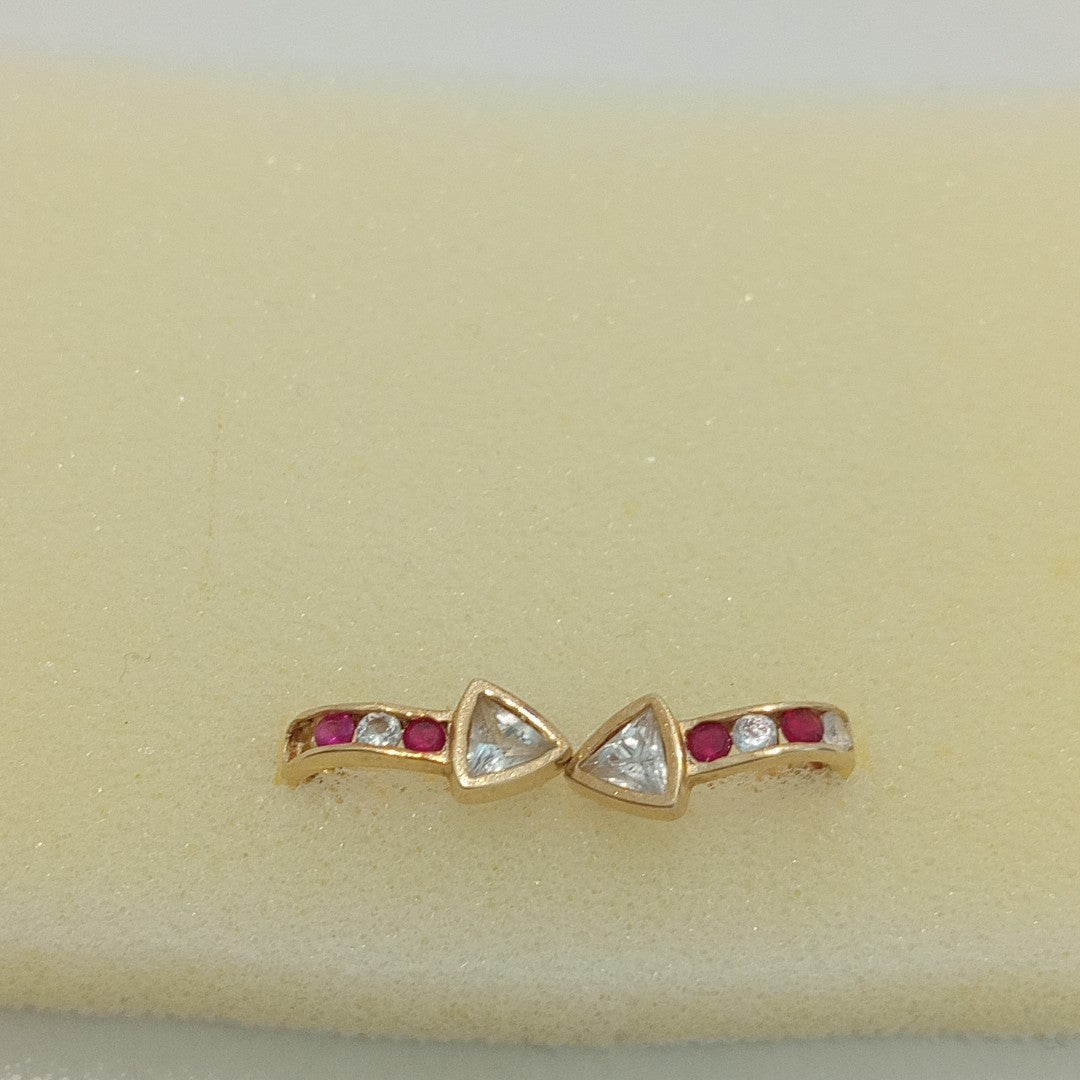 ARETES PAR ORO 14 K 1,90 GRMS (SEMINUEVO)