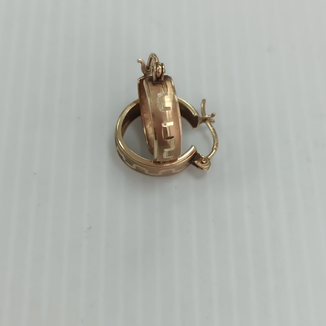 ARRACADAS PAR ORO 10 K 1.7 GRMS (SEMINUEVO)