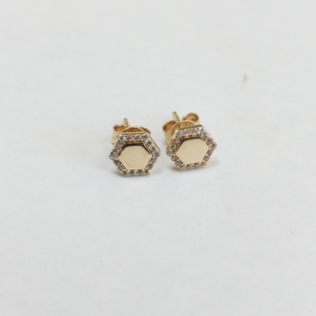 BROQUELES ORO 14K 1.4 (NUEVO)
