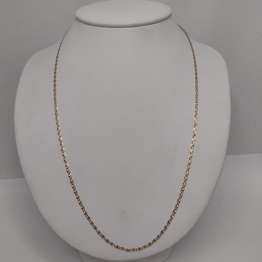 CADENA TEJIDO MARINERO 3.61GR 55 CM (NUEVO)