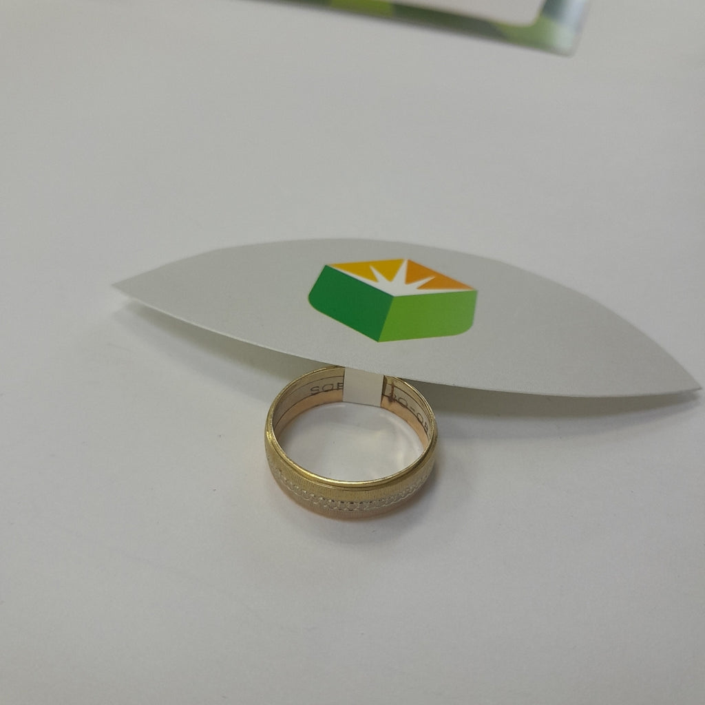 ARGOLLA ORO, ORO COMBINADO 10 K 2.5 GRMS (SEMINUEVO)