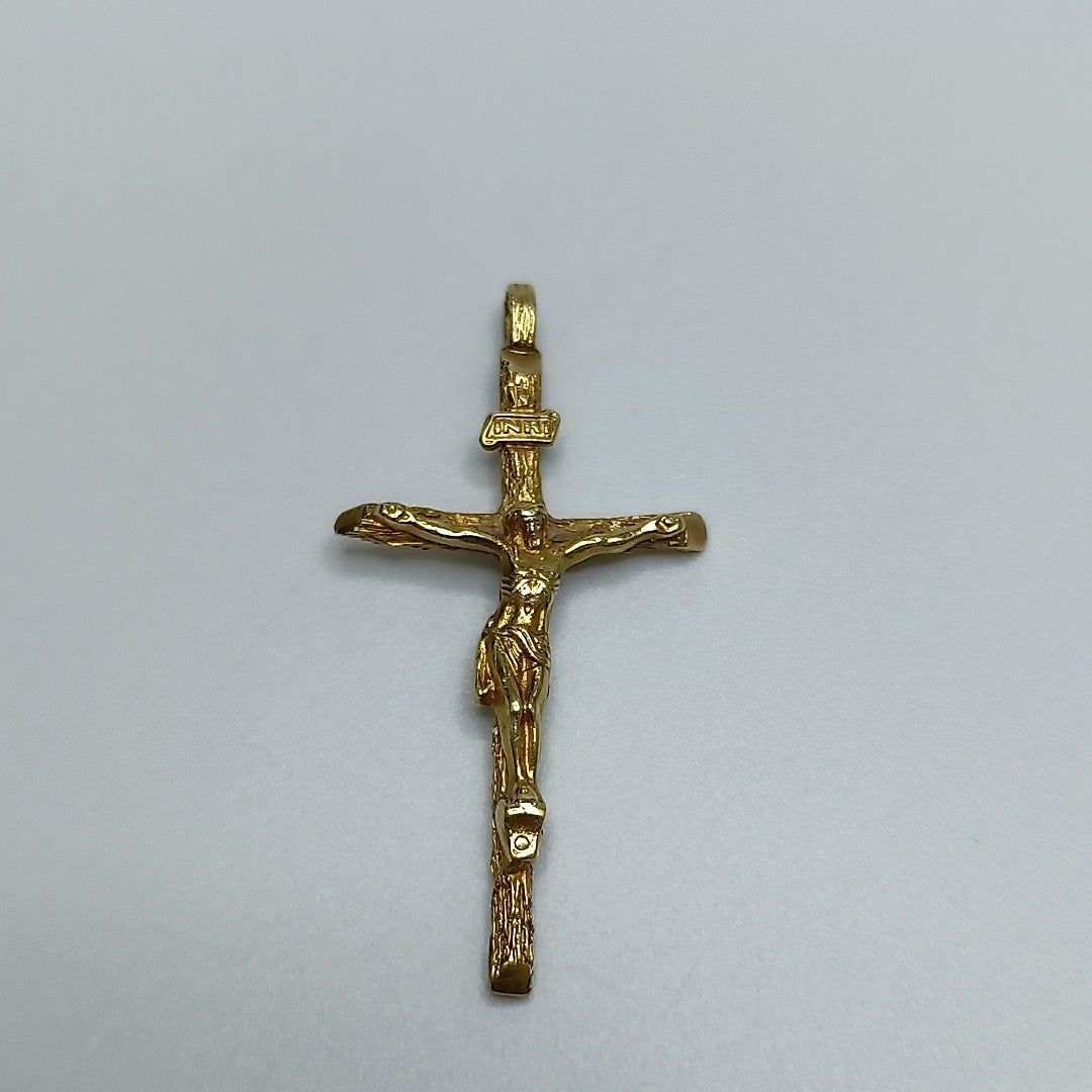 CRUCIFIJO ORO 14 K 4.9 GRMS (SEMINUEVO)