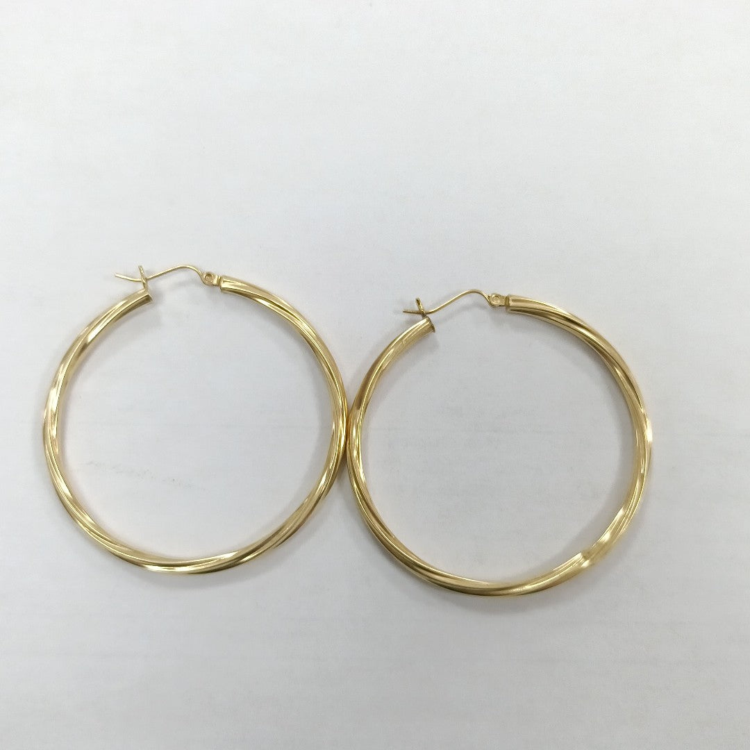 ARRACADAS PAR ORO 14 K 4.4 GRMS (SEMINUEVO)