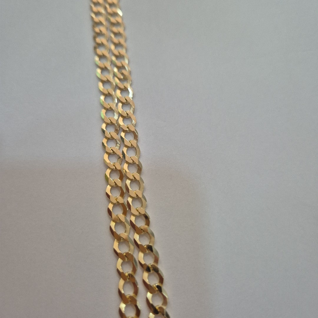 CADENA TEJIDO BARBADA 14.3G 60 CM (NUEVO)